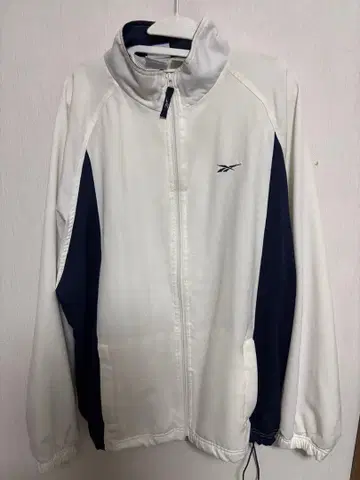 Reebok 집업 자켓 L 화이트/네이비
