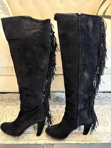 ANNA SUI 안나수이 롱 부츠 천연 가죽 특가!