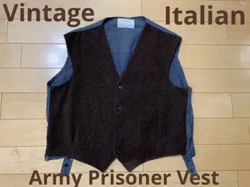 [ 레어 모델 ] 빈티지 이탈리아 군 포로 베스트