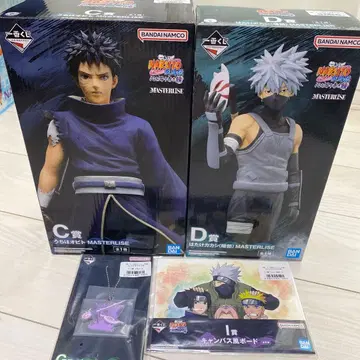 제일복권 NARUTO 돌풍전 마음을 비추는 붉은 눈 C상 D상 덤 4점