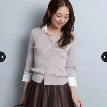 배색 셔츠 칼라 니트 인기! 완판 아르페쥬 스토리