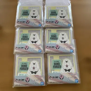 제일복권 SPY x FAMILY G상 러버 코스터 6개 세트