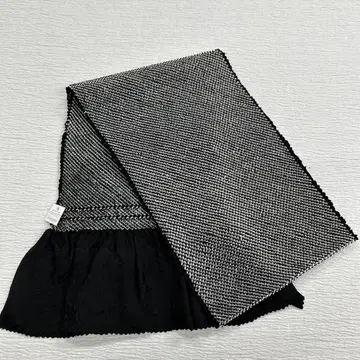 순수 실크 총 조임 오비 망사 블랙