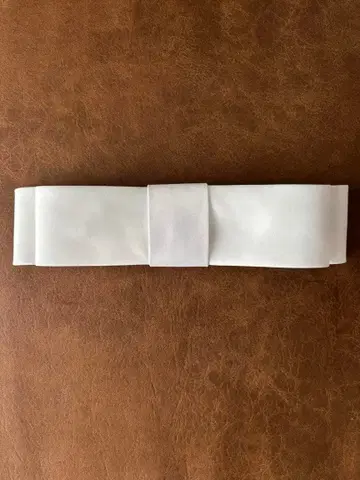 에머리풍 리본 모자 꽁지