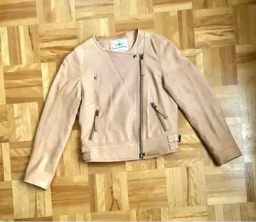 그레이스 콘티넨탈 천연 가죽 라이더 부드러운 양가죽 S