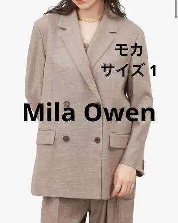 [ Mila Owen ] 3 피스 오버 사이즈 더블 브레스트 자켓