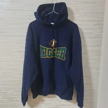 90s Disney 디즈니 TIGGER 플리스 후드티