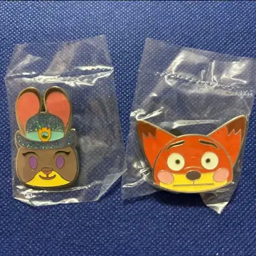 디즈니 핀 배지 닉 주디 주토피아 홍콩 디즈니 새상품