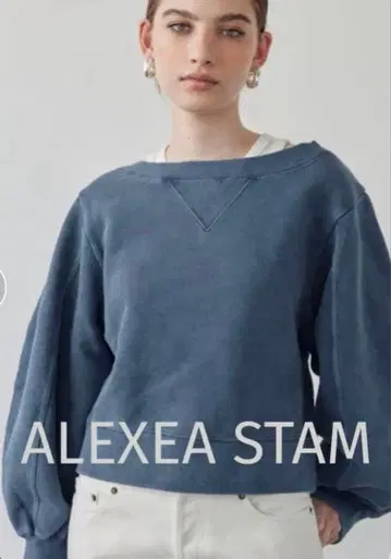 ALEXIA STAM 보트넥 스웨트 셔츠