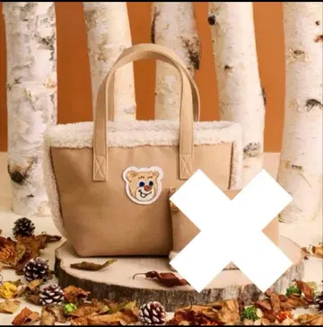 [ 미사용 새상품 ] 러브러리 바이 페이 올드 테디 와펜 보아 토트