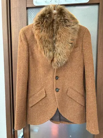 랄프 로렌 자켓 퍼 포함 양모 & 알파카 고품질! 특가!