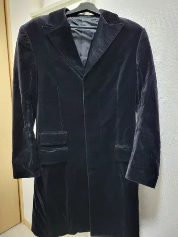 새상품급 벨로아 원단 체스터 코트 RYKIEL HOMME