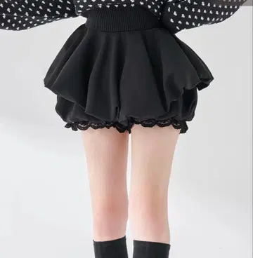 Darich 볼륨 벌룬 미니 스커트