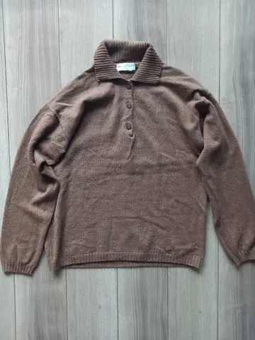 리바몬티 RIVAMONTI 울 실크 폴로 니트