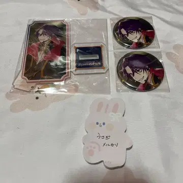 니지산지 와타라이 히바리 니지 페스티벌 아크릴 스탠드 캔뱃지 2점