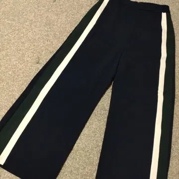 자라 ZARA 슬릿 팬츠 네이비