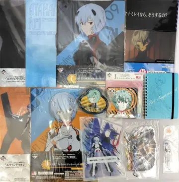 에반게리온 아야나미 레이 묶음 판매 클리어 파일 아크릴 스탠드 외