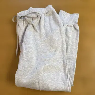 KIDBLUE 그레이 스웨트 팬츠 M 속기모