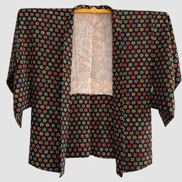 겉옷 기모노 순수 실크 코몬 컬러풀