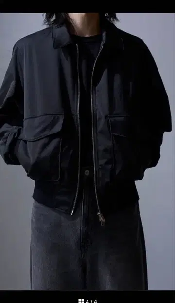 Luis A2 플라이트 자켓 블루종 블랙