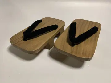 남성용 오동나무 일본 나막신 24cm