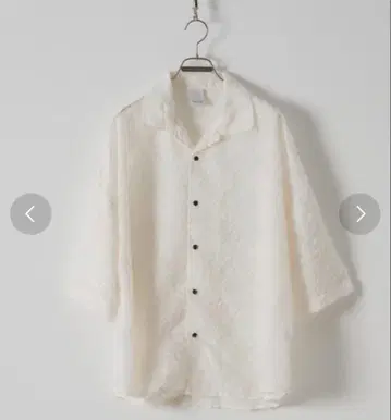 바리아스 돌먼 셔츠 - 프린지 시스루