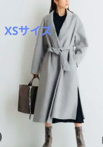 PLST 플라스테 울 블렌드 리버 코트 XS 그레이