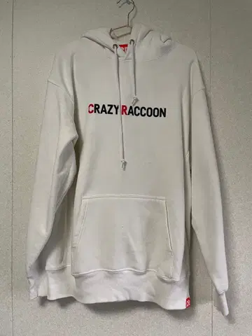 CRAZY RACCOON CR 스토어 한정판 후드티 정품