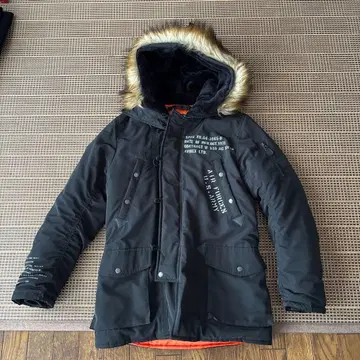 AVIREX 플라이트 자켓 블랙