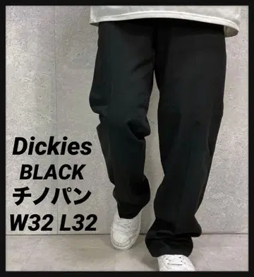디키즈 00s 블랙 치노 팬츠 워크 구제 의류 W32 L32