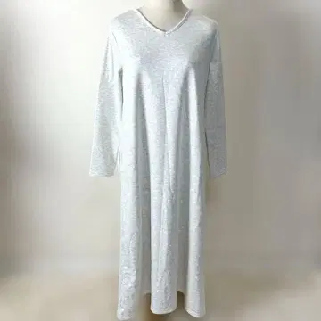 coca 코카 포근한 속기모 V넥 맥시 원피스 Short Gray