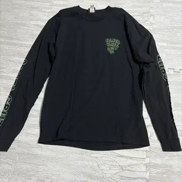 SANTA CRUZ 롱 슬리브 T셔츠 L 사이즈 블랙