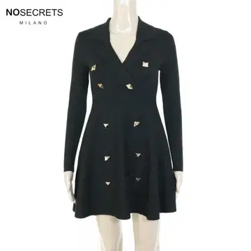 새상품 노 시크릿 니트 원피스 40 EOP1705 S 사이즈 긴팔