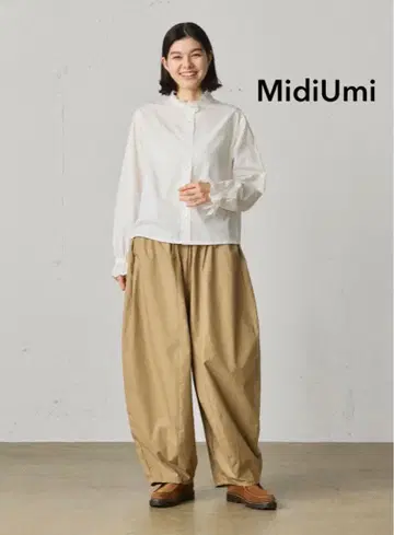 미사용 새상품 MidiUmi 미디우미 코쿤 이지 팬츠 베이지