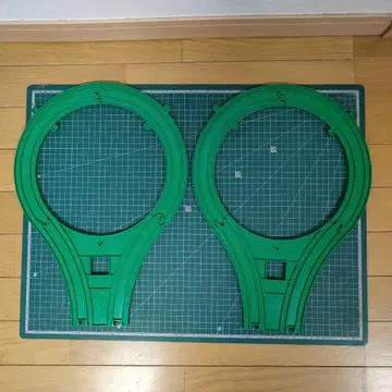 1 한정 컬러 그린 프라레일 U턴 레일 세척 완료