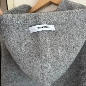 WARDEN EDGE 오버 사이즈 니트 후디