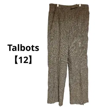 가격 인하 환영 Talbots [12] 탈봇 브라운 슬랙스 가을 겨울