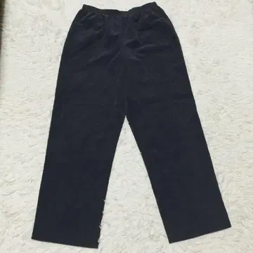 남성용 이지 팬츠 코듀로이 블랙 M 사이즈 해외 구제 의류