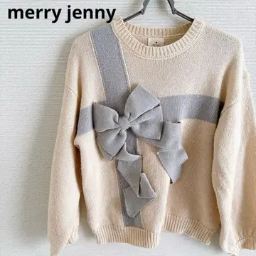 메리제니 merry jenny 선물 리본 스웨터 니트