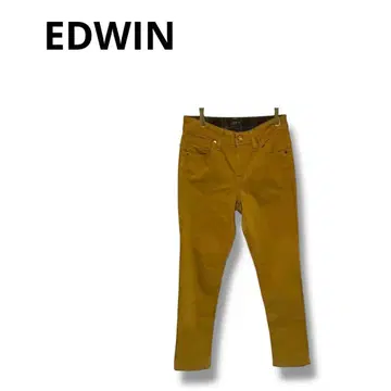 [ 에드윈 ] 데님 청바지 캐주얼 팬츠 웜 팬츠 브라운 27