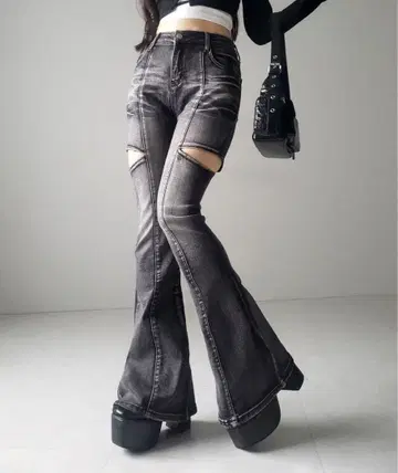 밈 셀렉 플레어 데님