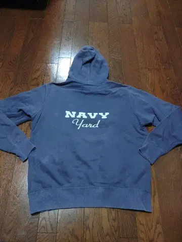 버즈릭슨 네이비 후드티 L 퍼플네이비 페이드 구제 의류