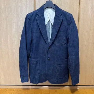 빔즈플러스 데님 테일러드 자켓