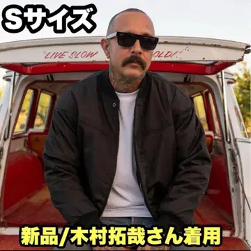 새상품 S 블랙 골드 더비 오브 샌프란시스코 더비 자켓 기무라 타쿠야