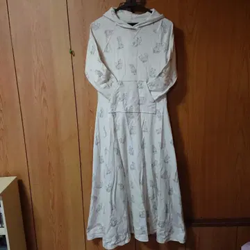 프랑슈리페 새끼 고양이와 숨바꼭질 후드티 원피스