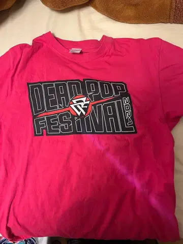 DEAD POP FESTIVAL 2024 핑크 T셔츠