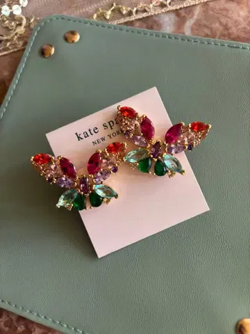 케이트 스페이드 버터플라이 귀걸이 멀티 컬러
