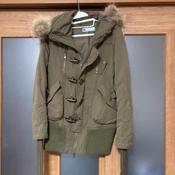 SLY 카키 모즈 코트