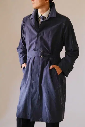 HICKEY FREEMAN 히키 프리맨 폴리노직 스텐 코트 네이비 XL