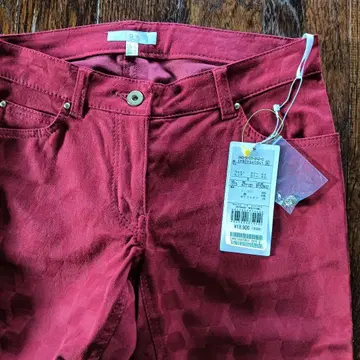 ICB 스키니 팬츠 빨간색 USA 사이즈 2